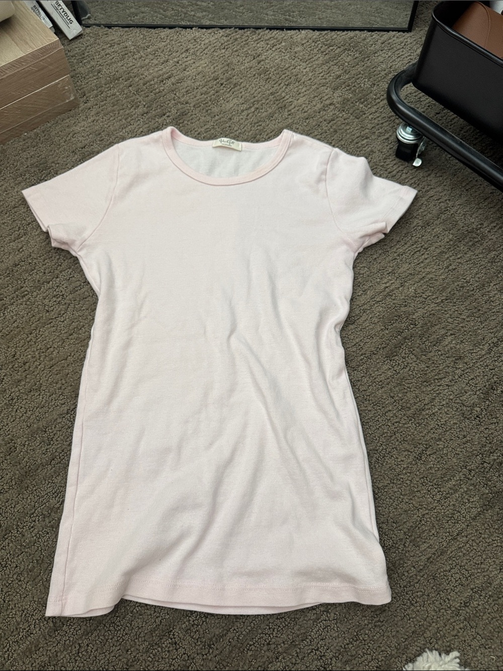 Brandy Melville Light Pink Short Sleeve Tee